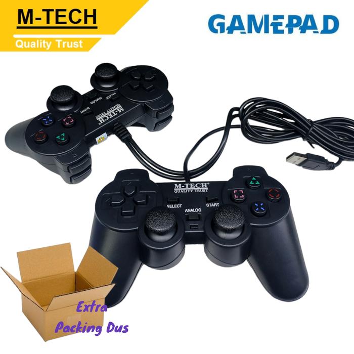 Gambar M-Tech Stik Gamepad Double Getar Joystick for PC Laptop - Hitam+Dus dari GlodokVCD undefined Tokopedia
