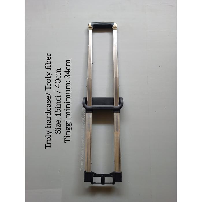 Gambar Troly Fiber, Troly koper polo, Troly koper viber, Tiang koper, Troly koper travel, Sparepart koper, Troly koper viber uk 16,18,20 inchi - 810 15" 3 STEP dari Mel-comel undefined Tokopedia