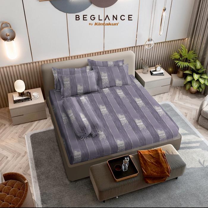 Gambar BEGLANCE Tencel Lyocell Sprei Set Fitted 160 x 200 Super Soft Premium Tinggi 40 cm - Elowen dari beglancebykintakun undefined Tokopedia
