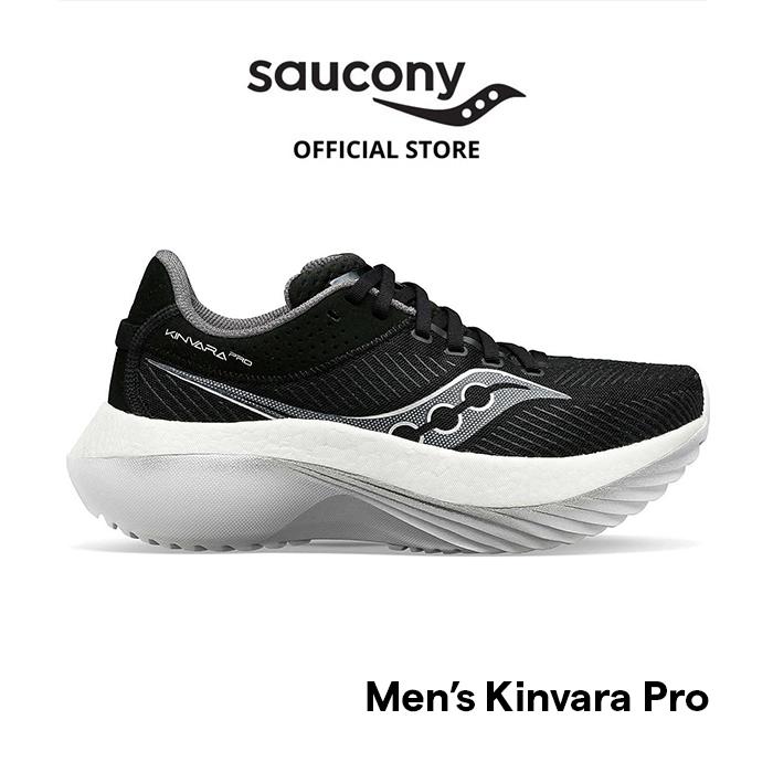 Gambar Sepatu Lari Pria SAUCONY Kinvara Pro - Sneaker - BLACK WHITE, 42 dari Saucony Indonesia undefined Tokopedia