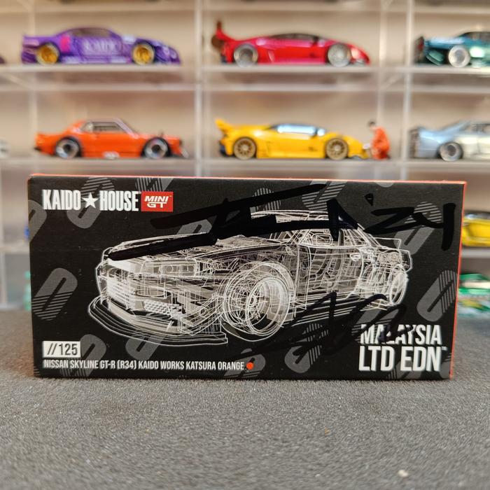 Jual Mini GT x Kaido House KHMG125 Nissan Skyline R34