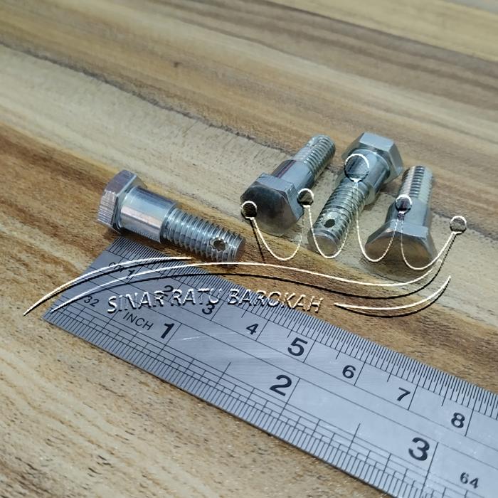 Gambar Baut Panel Rem M8X28 8X28 8 X 28 M8 X 28 MOTOR TIANG PENAHAN REM BELAKANG TROMOL MOTOR PUTIH PANJANG 2,8CM DRAT 12 28MM 2,8 CM dari SINAR RATU BAROKAH undefined Tokopedia