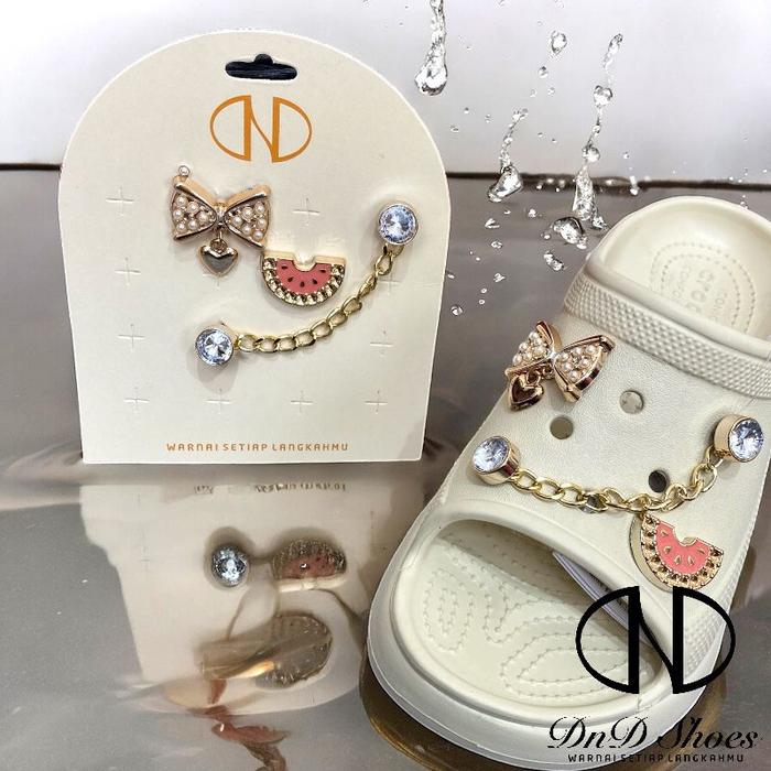 Gambar Jbtz charms aksesoris pin sandal - SEMANGKA dari Cimil DND undefined Tokopedia