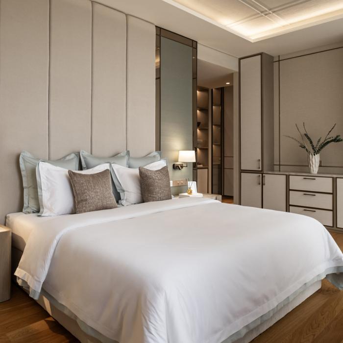 Gambar Lofty White Seville Sheet Set / Luxury Bedding / Tc 500 / Tc 800 - Latte, Tc500 Single dari Lofty White Official Shop undefined Tokopedia