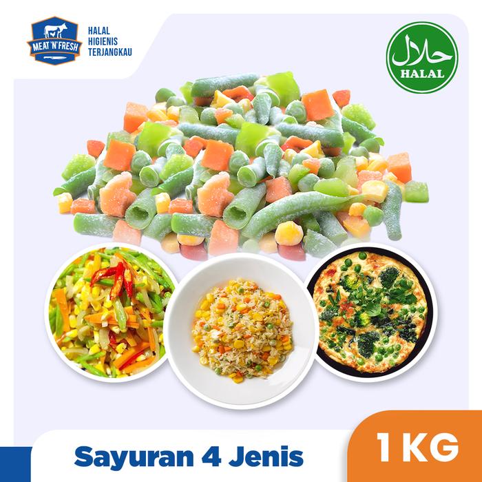 Gambar Sayuran 4 Jenis / Mix 4 Way Vegetables dari Meat & Fresh ; Fresh Official Store undefined Tokopedia