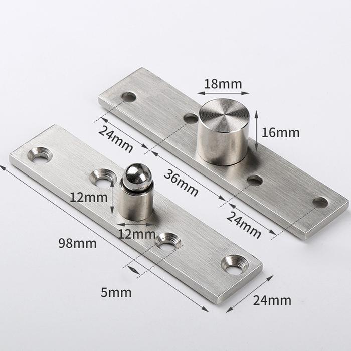 Gambar Engsel Pivot Jendela Engsel Putar 360 Derajat Stainless Steel Engsel Poros Engsel Jendela Putar Engsel Pintu Putar - 98mm dari lykidn undefined Tokopedia