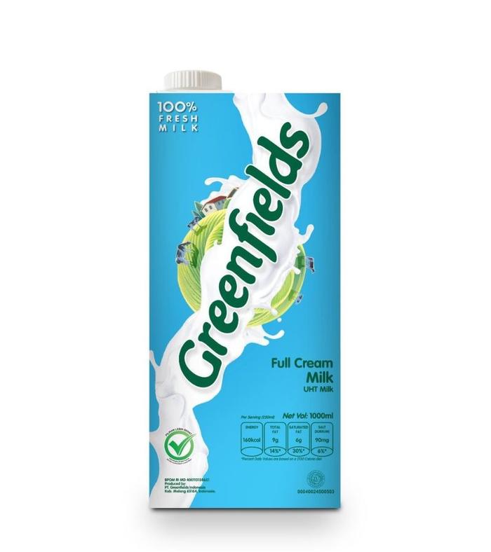 Gambar Susu UHT Greenfields Full cream 950 ml | UHT Milk HALAL - NORMAL dari Baking Store Jakarta Barat undefined Tokopedia