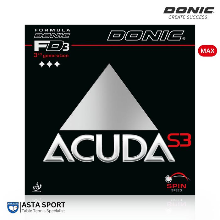 Gambar Donic Acuda S3 / karet bet pingpong - Merah dari Asta Sport Donic Store undefined Tokopedia