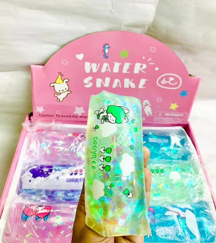Gambar Mainan Water Snake Jelly Tidak Bisa Dipegang Monster Catch Slime - Besar dari Goedang Indonesia undefined Tokopedia