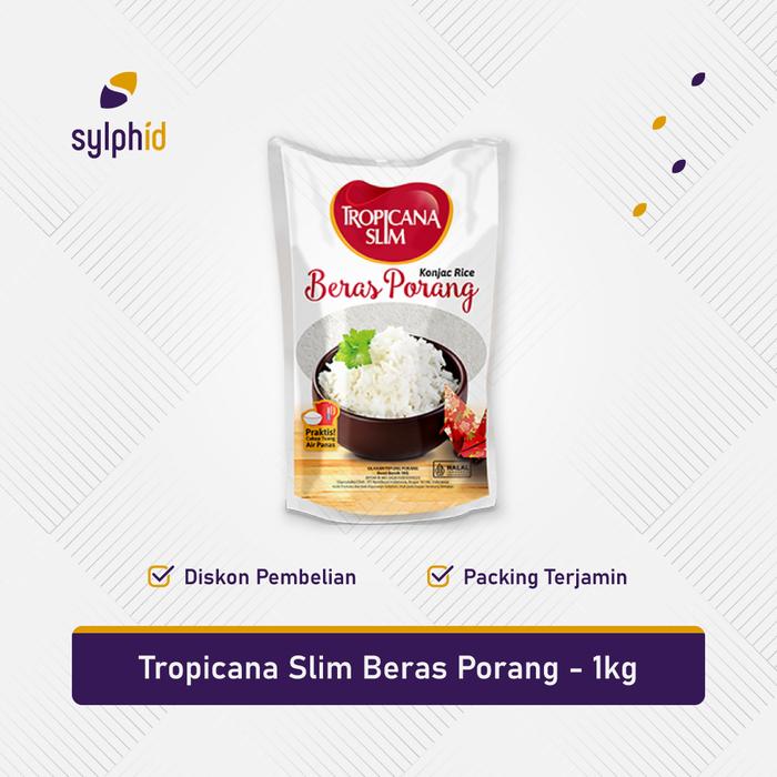 Gambar Beras Porang Instan Tropicana Slim 1 kg / Instant Konjac Rice 1000gr - 1 pc dari Sylphid Indonesia undefined Tokopedia