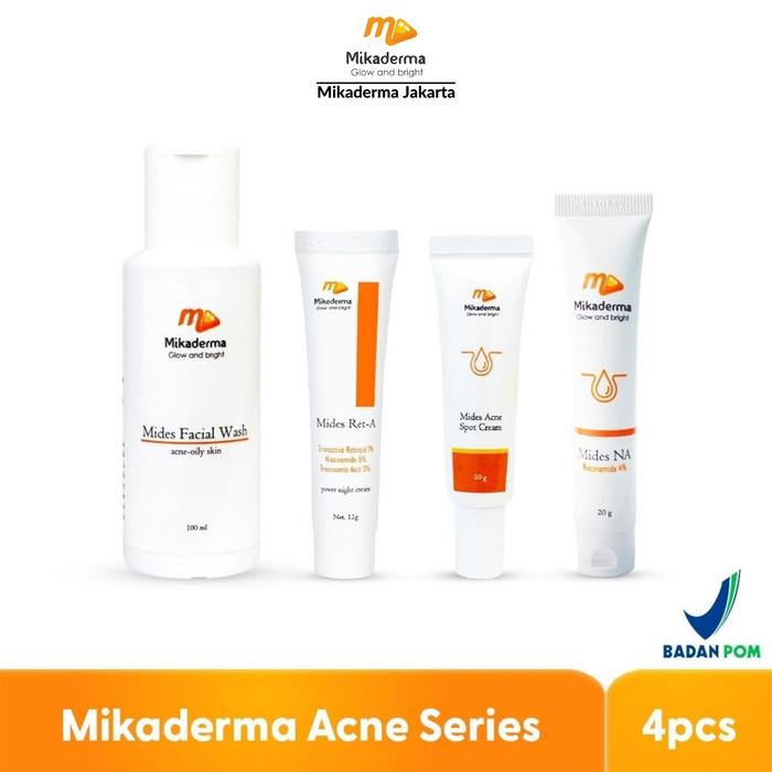Gambar Mikaderma Mides Acne Series (Paket Perawatan Jerawat) - Mides NA 12.5g dari Mikaderma Jakarta undefined 4 Tokopedia