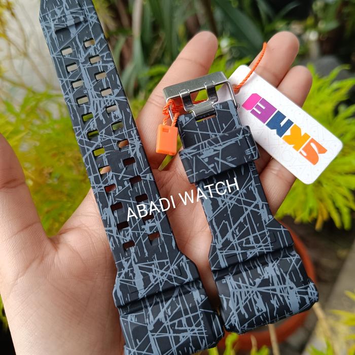 Gambar Strap Tali Jam Tangan Original SKMEI 1637 skmei 1637 skmei1637 sk 1637 - Camo abu dari abadi watch undefined Tokopedia