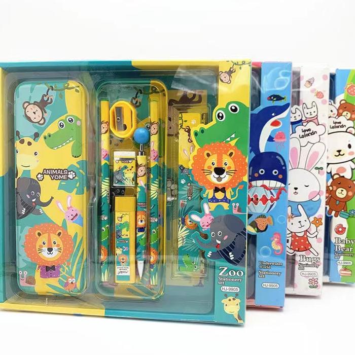 Gambar Big Surprise ️ Kotak Pensil Anak Set 7In1 Stationery Untuk Hadiah An - Lion dari Sulis Onshoping undefined Tokopedia