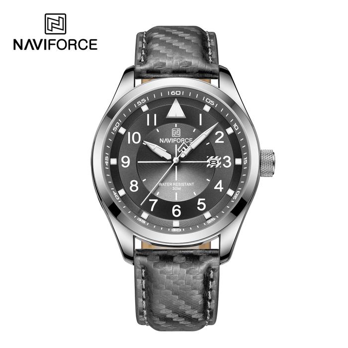 Gambar Jam Tangan Pria Navi Force Original Tahan Air Quartz 8022 S/GY - SGY dari On Time Indonesia_NEW undefined Tokopedia