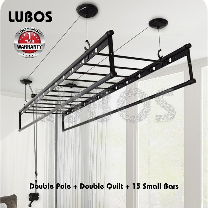 Tiang Untuk Racking Jual LUBOS 2.4m 19 Tiang Jemuran Baju Laundry Gantung Lifting Plafon ...