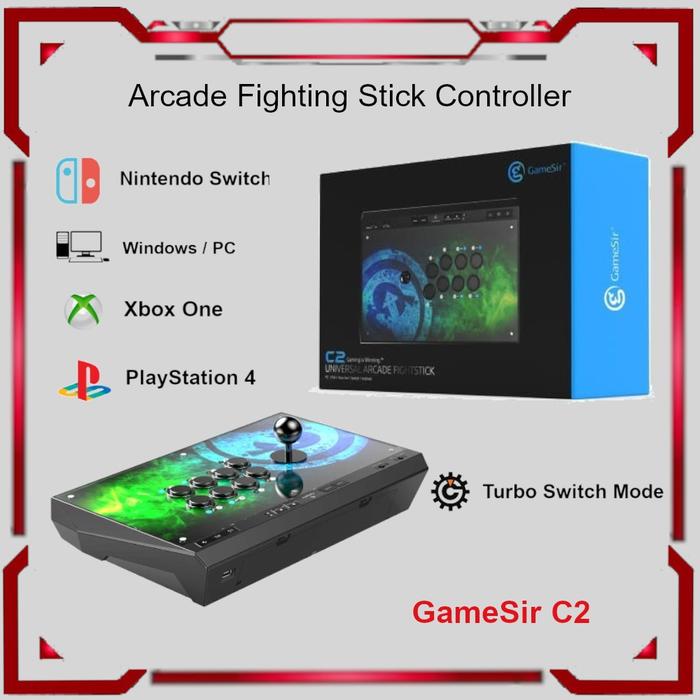 Gambar GameSir C2 Arcade Fighting Stick Controller Game for Xbox One PC Windows PS4 Switch - Garansi 1 Bulan dari Retro Phynix Store undefined Tokopedia