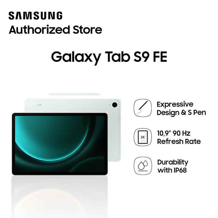 Gambar Samsung Galaxy Tab S9 FE 5G 6GB/128GB - Light Green dari Smile - Galaxy Authorized undefined Tokopedia