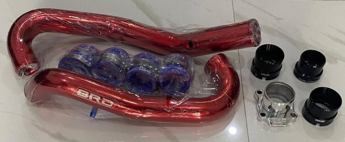 Gambar BRD Piping Intercooler kit 1GD / 2GD REVO Reborn/VRZ - 2021 set Facelift - Merah dari NIK Motorsport undefined Tokopedia