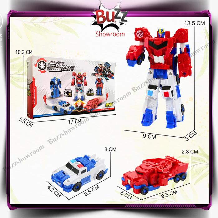 Gambar Robot Transform 2in1 Mainan Anak TRANSFORMERS MAGNETIC Optimus Prime - Optimus dari Buzzshowroom undefined Tokopedia