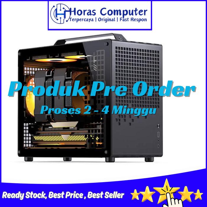 Gambar JONSBO Z20 BLACK - CASING SPCC Glass Mesh MINI Micro ATX USB Type-C dari Horascomp.id undefined Tokopedia