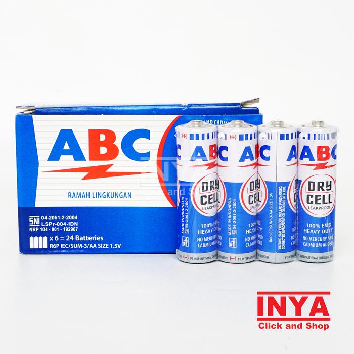Gambar Baterai ABC Size AA, C, D 1.5V BOX - Battery - AA BOX dari INYA STORE undefined Tokopedia