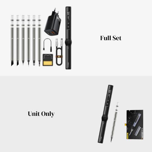 Gambar FNIRSI HS-01 Smart Electric Soldering Iron Adjustable Solder Digital - Hitam, unit only dari Artium Official Store undefined Tokopedia