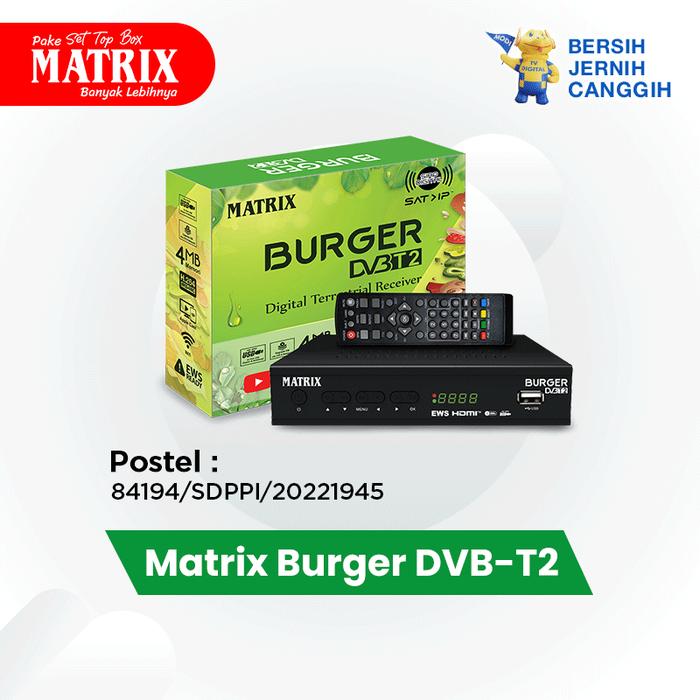 Gambar Set Top Box DVB T2 Matrix Apple Kuning HD NEW Model Kecil - Matrix Burger, + RCA dari Ok Teknik Jakarta undefined Tokopedia