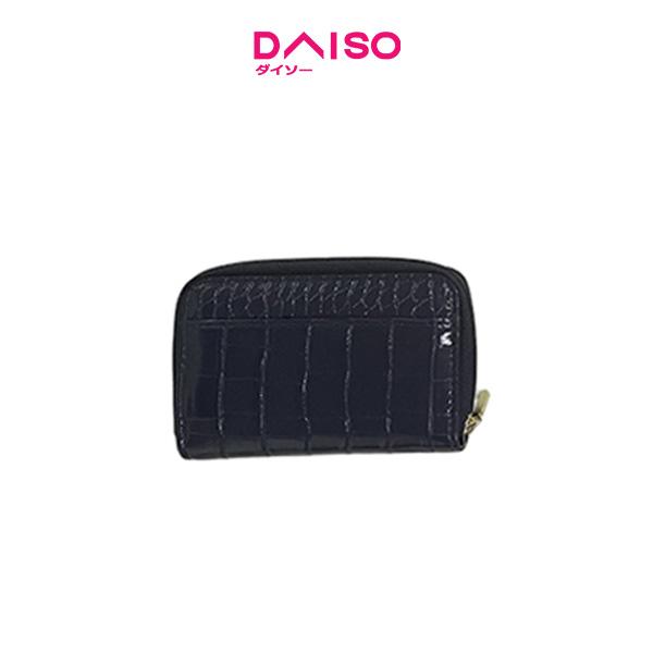 Gambar Daiso Wallet -Crocodile pattern design- - Navy dari Daiso Japan Official Store undefined Tokopedia