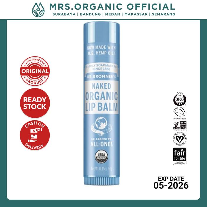 Gambar Pelembab Bibir Dr Bronners Organic Lip Balm 4 gr - Orange Ginger dari Mrsorganicbandung undefined 2 Tokopedia