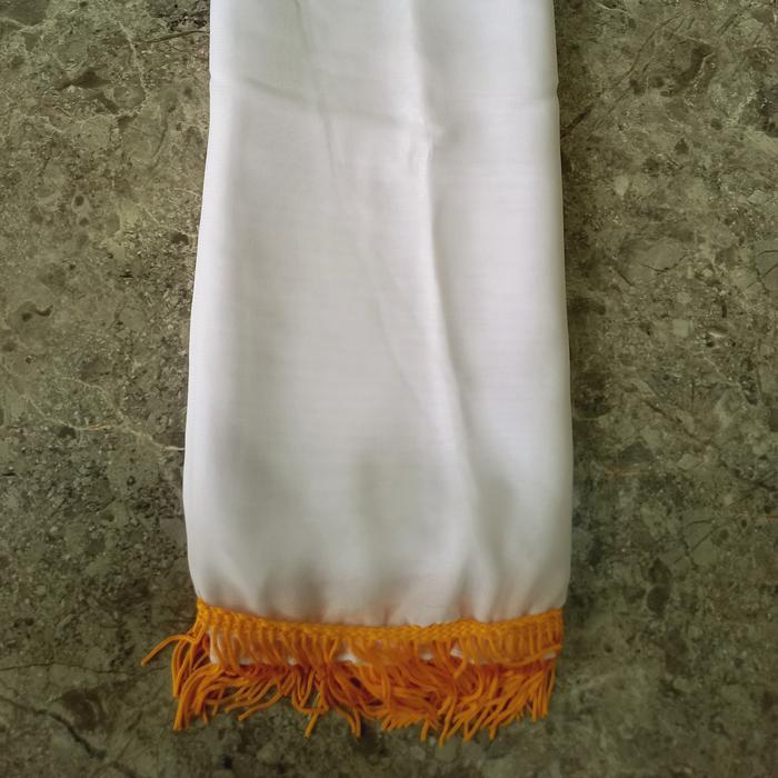 Gambar selendang tari Gandrung, Selendang Tari Anak, sampur tari anak - Putih dari Elysa_store.id undefined Tokopedia