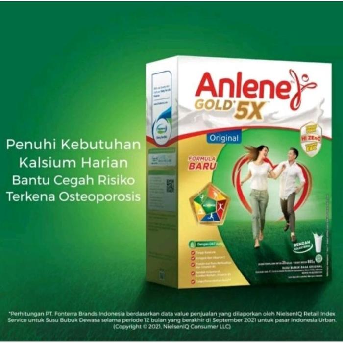 Gambar Anlene Gold 5X Original 885gr / Susu Anlene Coklat 620gr / Susu - Original 850gr, Dus dari ISCO Store. undefined Tokopedia