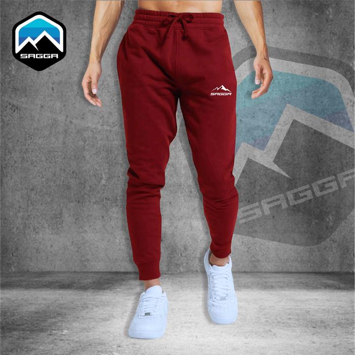 Gambar Nyaman Buat Segala Aktivitas! #JoggerStyle Celana Olahraga Sport - Merah, XL dari SAGGA.INC undefined Tokopedia