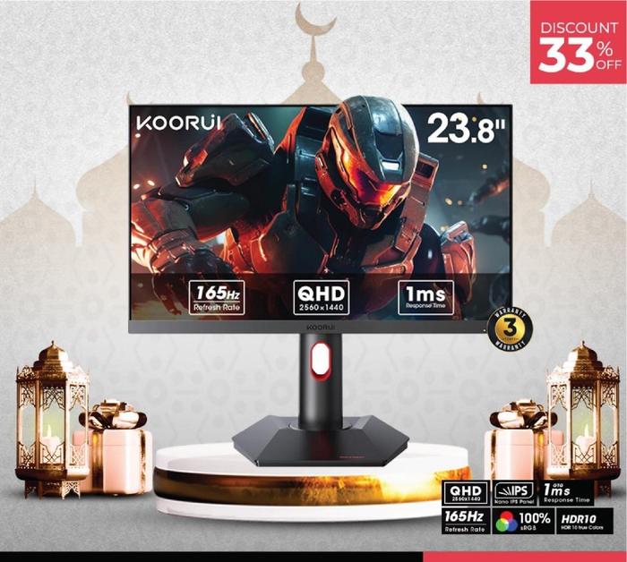 KOORUI ゲーミングモニタ165hz 1ms 24.5インチ 165hz 」KOORUI