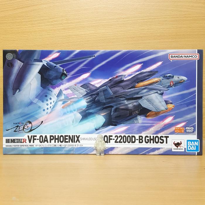 Gambar MACROSS ZERO HI-METAL R VF-0A Phoenix (Shin Kudo Use) + QF-2200D-B Ghost 140mm Transformable Die-cast Action Figure • CHOGOKIN Super Alloy • Bigwest Tamashii Nations BANDAI SPIRITS 2024 JAPAN dari Littlebubuhobby undefined Tokopedia