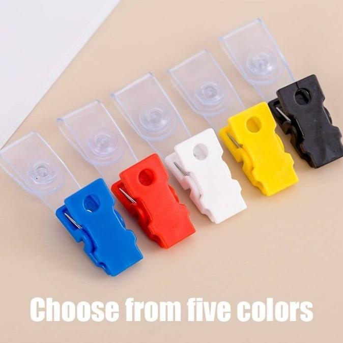 Gambar name tag jepit plastik id card jepit plastik - Hitam dari ONE PIECE STORE. undefined Tokopedia