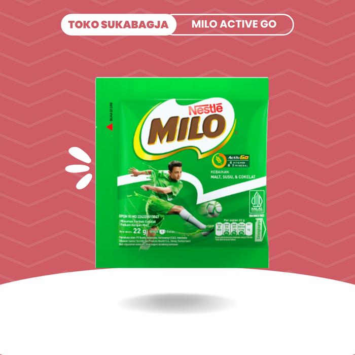 Gambar Susu Milo Coklat 3in1 Nestle Minuman Susu Coklat Bubuk 22gr - 1 Sachet dari Toko Sukabagja undefined Tokopedia