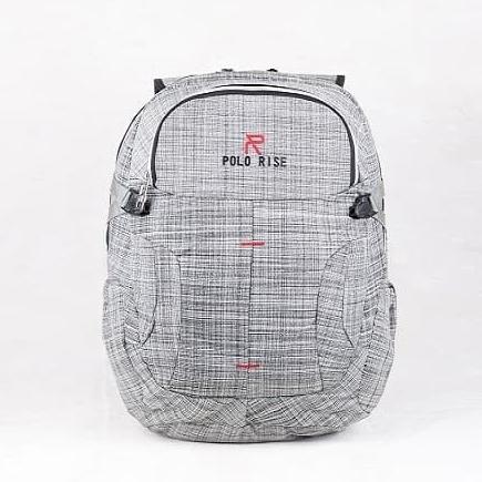 Gambar Polo Rise Tas Ransel Korea Style-Tas Remaja Tas Pria tas wanita-827-01 - Abu-abu dari PoloRise undefined Tokopedia