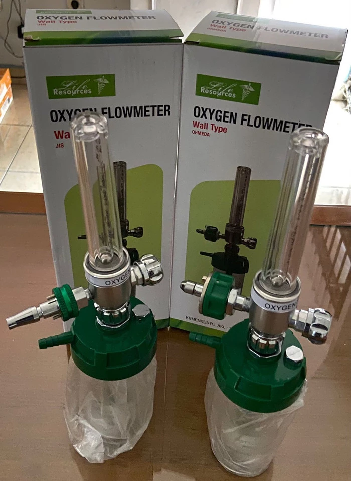 Gambar RMS Flowmeter Oksigen Humidifier Connector Ohmeda Regulator Dinding O2 - Life Resources dari Prima Sarana Medika undefined Tokopedia