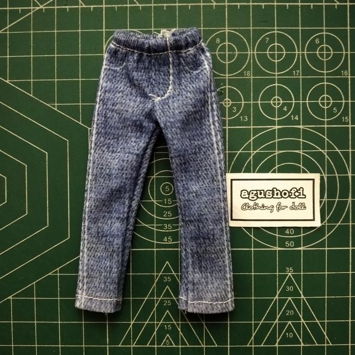 Gambar Celana untuk action figure, style CJF1210-240530 - Celana jeans, Figure 1/12 dari Agushofi undefined Tokopedia