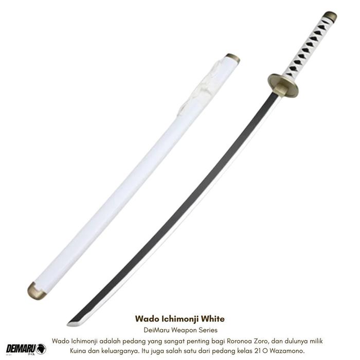 Gambar Replika Pedang Wado Ichimonji Zoro Anime One Piece - Pedang Kayu - Replica Only dari Toko Cosplay DeiMaru undefined 5 Tokopedia