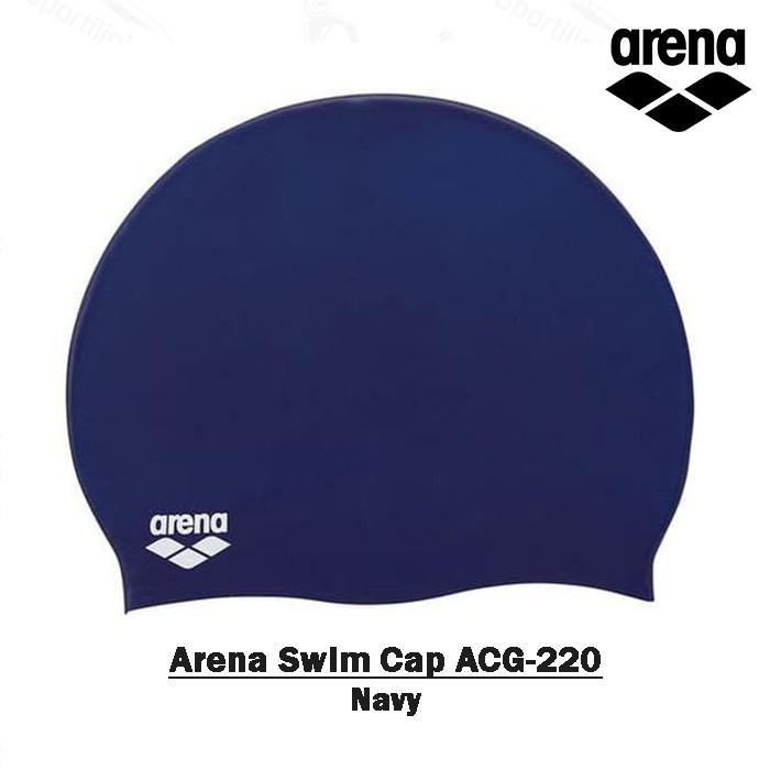 Gambar Arena Swim Cap ACG 220 Topi Renang Dewasa Arena Original - Navy dari Morning Life sports undefined Tokopedia