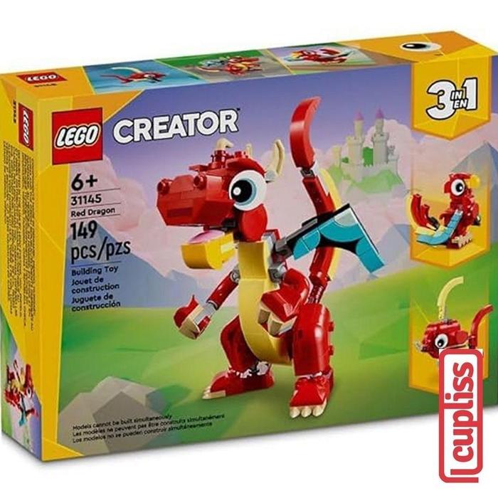 Gambar LEGO Original Creator 31145 Red Dragon Cupliss KG dari Toko Denaa undefined Tokopedia