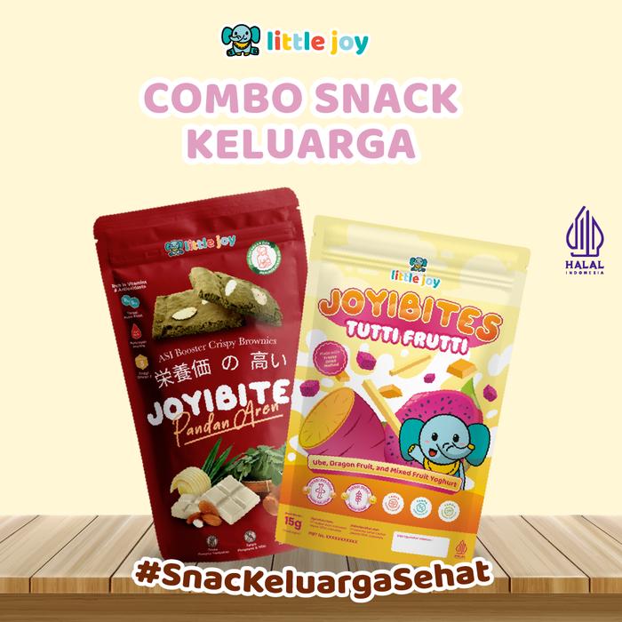 Gambar Little Joy Joyibites Crispy Brownies X Tutti Frutti - Pandan X Ube dari Little Joy Indonesia undefined Tokopedia