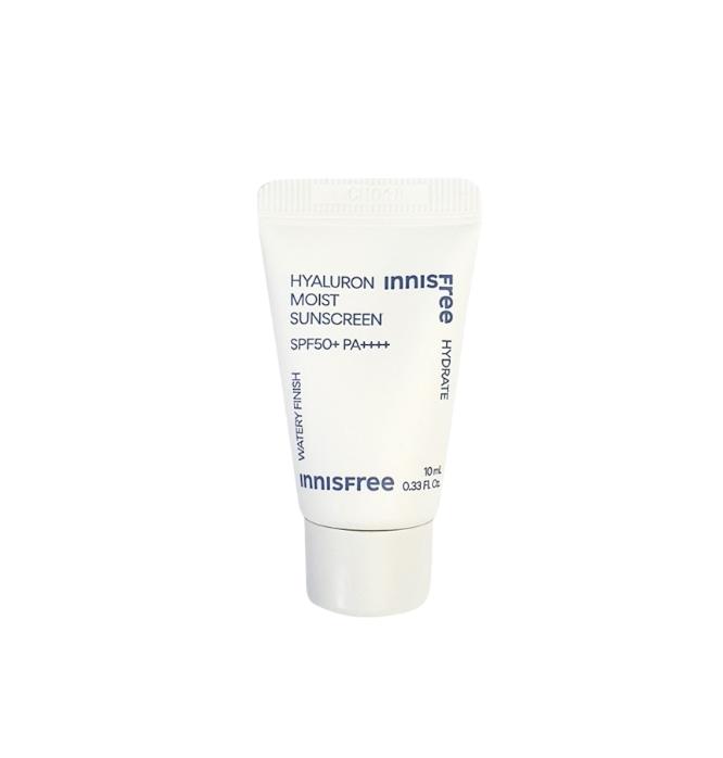 Gambar Innisfree Hyaluron Moist Sunscreen SPF 50+ PA+++ Sample 20ml - Perlindungan UV, Mencerahkan, Anti Aging & Mild Cica Sunscreen - Hyaluron 10ml dari yepyeo undefined Tokopedia