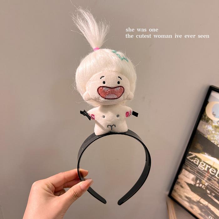 Gambar Bando Troll Series Crazy Hair Messy Look Headband Bando Korea Lucu Viral Accessories Murah Grosir - No5. PUTIH dari MadisonShop undefined Tokopedia
