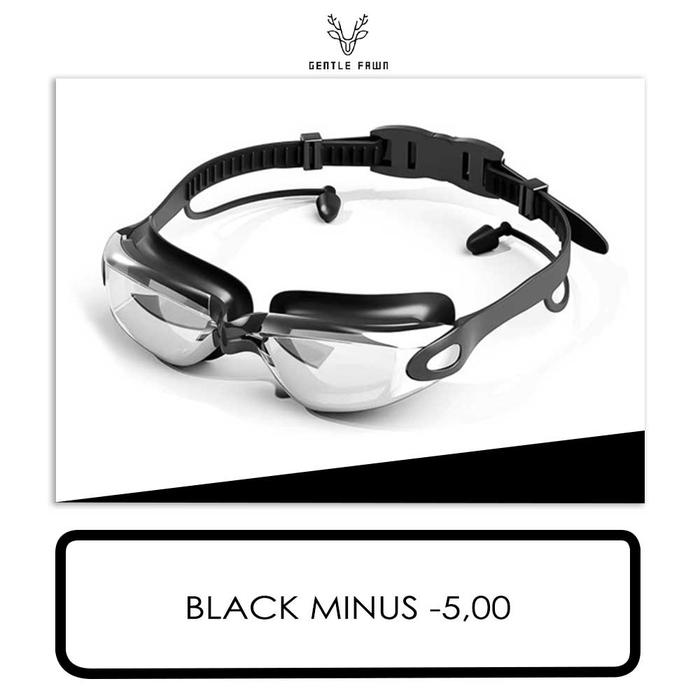 Gambar Kacamata Renang Lensa HD Minus TR+Silicone Dewasa Anti Embun XR 2600 - MINUS -500 dari Gray Pink undefined Tokopedia