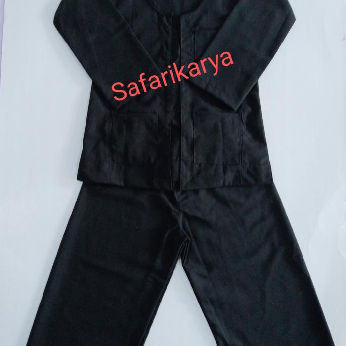 Gambar Baju anak adat madura / pak sakera paket lengkap ( kaos + udeng ) karnaval - hitam saja, S dari Ambasador collection undefined Tokopedia
