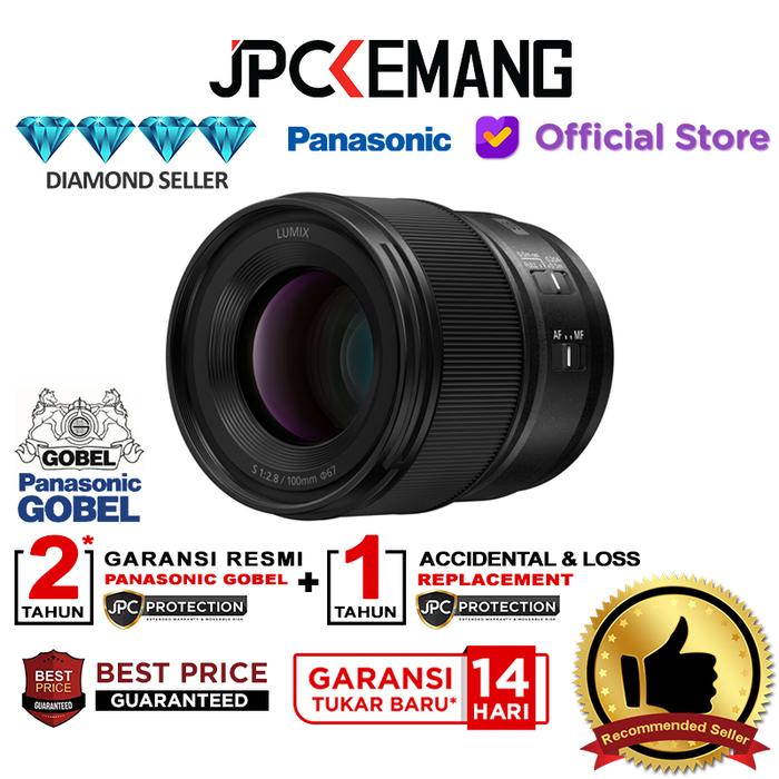 Gambar Panasonic Lumix S 100mm f2.8 Macro L Mount 100 mm f/2.8 Garansi Resmi - StandardPackage dari JPC Kemang undefined Tokopedia