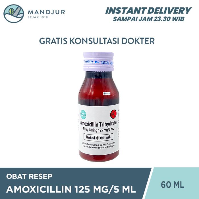 Gambar Amoxicillin 125 mg/5 ml Dry Sirup 60 ml / Antibiotik dari Apotekmandjurofficial undefined Tokopedia