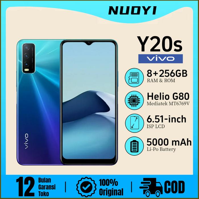 Gambar VIVO Y20s Ram 8/256GB Dual SIM 6.51-inch 4G Smartphone - silver, 8 256 gb dari Nuoyi undefined Tokopedia